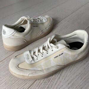 STONE ISLAND LOW CUT SNEAKER SUEDE WITH LEATHER